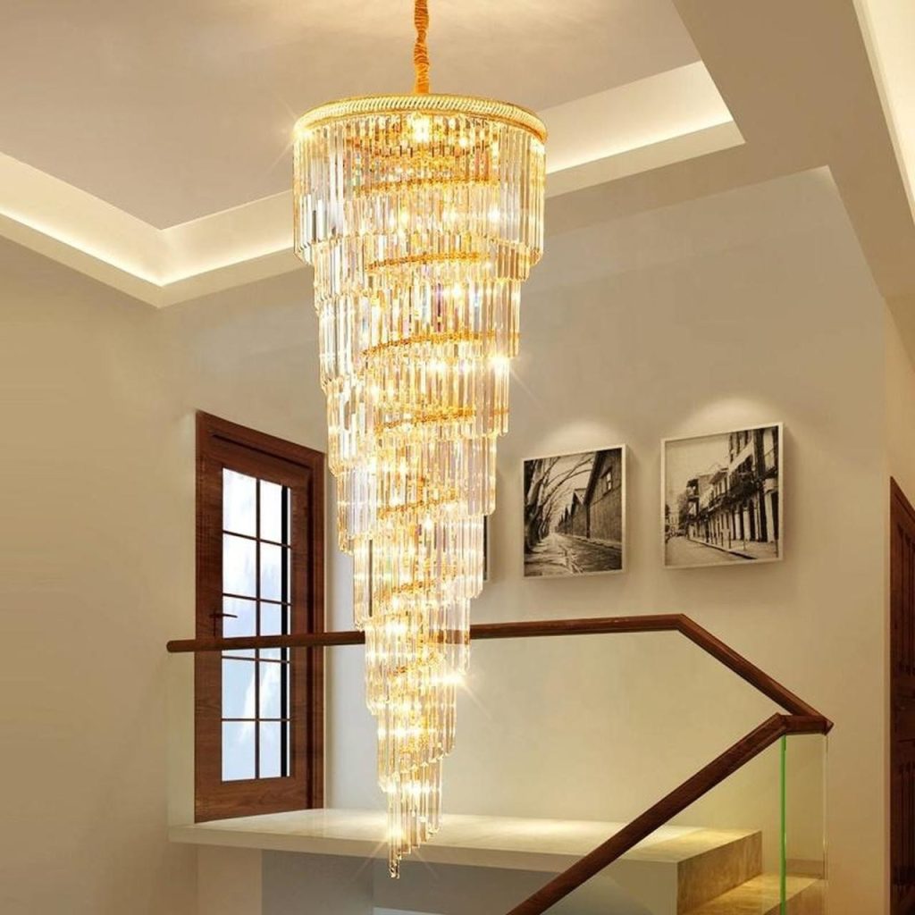 Light Up Your Stairwell: Elegant Chandelier Ideas